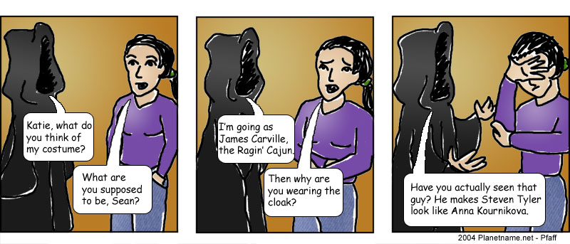 It's still earlier than the Simpson's Halloween special OR I'm not explaining this joke, Steve., 11-01-2004, PlanetName